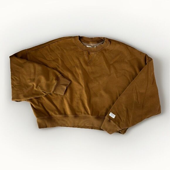 The Normal Brand Sweater Womens Size Large Jackie Vintage Fleece Crewneck - Picture 2 of 7